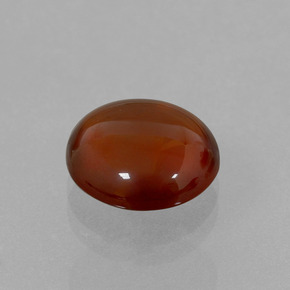 5.68カラットの天然シナモンオレンジヘソナイトガーネット（11.07 mm・ラウンドカット）