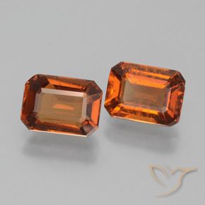 Shop natural 2.38ct 赤みがかったオレンジ ヘソナイトガーネット gems, 八角形 / エメラルドカット, from スリランカ at GemSelect. In stock, global shipping!