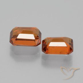 Shop natural 2.38ct 赤みがかったオレンジ ヘソナイトガーネット gems, 八角形 / エメラルドカット, from スリランカ at GemSelect. In stock, global shipping!
