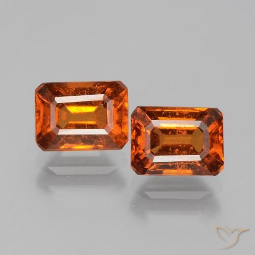 Shop natural 2.81ct アンバーオレンジ ヘソナイトガーネット gems, 八角形 / エメラルドカット, from スリランカ at GemSelect. In stock, global shipping!