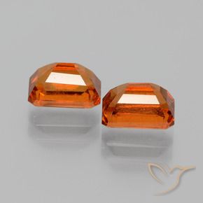 Shop natural 2.81ct アンバーオレンジ ヘソナイトガーネット gems, 八角形 / エメラルドカット, from スリランカ at GemSelect. In stock, global shipping!