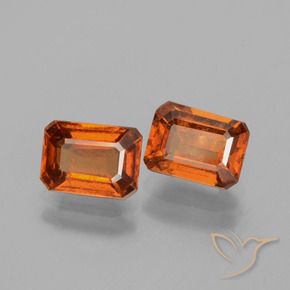Shop natural 2.57ct ディープオレンジ ヘソナイトガーネット gems, 八角形 / エメラルドカット, from スリランカ at GemSelect. In stock, global shipping!