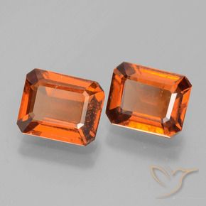 Shop natural 3.28ct ミディアムダークオレンジ ヘソナイトガーネット gems, 八角形 / エメラルドカット, from スリランカ at GemSelect. In stock, global shipping!