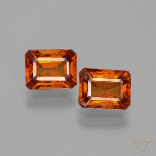 Shop natural 2.22ct アンバーオレンジ ヘソナイトガーネット gems, 八角形 / エメラルドカット, from スリランカ at GemSelect. In stock, global shipping!