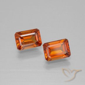 Shop natural 2.36ct ディープオレンジ ヘソナイトガーネット gems, 八角形 / エメラルドカット, from マダガスカル at GemSelect. In stock, global shipping!