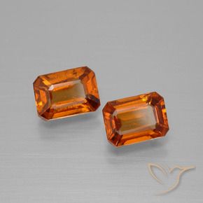Shop natural 2.19ct ミディアムオレンジ ヘソナイトガーネット gems, 八角形 / エメラルドカット, from マダガスカル at GemSelect. In stock, global shipping!