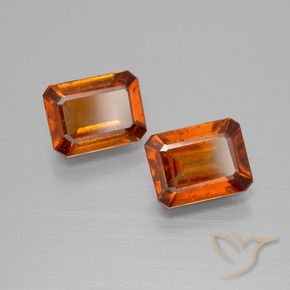 Shop natural 3.37ct ディープオレンジ ヘソナイトガーネット gems, 八角形 / エメラルドカット, from マダガスカル at GemSelect. In stock, global shipping!