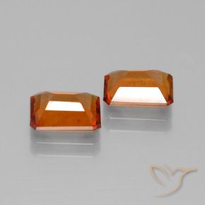 Shop natural 3.37ct ディープオレンジ ヘソナイトガーネット gems, 八角形 / エメラルドカット, from マダガスカル at GemSelect. In stock, global shipping!