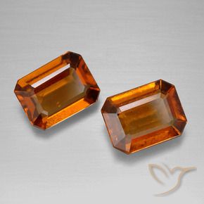 Shop natural 3.13ct ディープオレンジ ヘソナイトガーネット gems, 八角形 / エメラルドカット, from マダガスカル at GemSelect. In stock, global shipping!