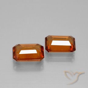 Shop natural 3.13ct ディープオレンジ ヘソナイトガーネット gems, 八角形 / エメラルドカット, from マダガスカル at GemSelect. In stock, global shipping!