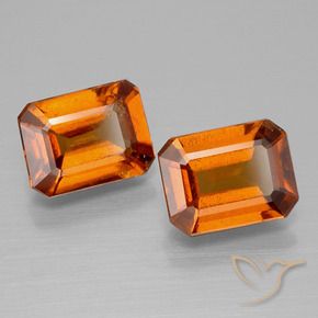 Shop natural 2.97ct アンバーオレンジ ヘソナイトガーネット gems, 八角形 / エメラルドカット, from マダガスカル at GemSelect. In stock, global shipping!