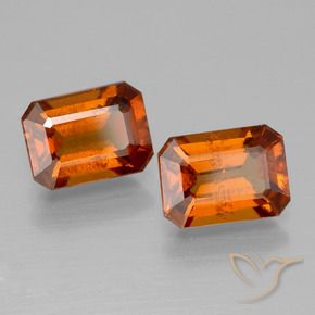 Shop natural 3.14ct ディープオレンジ ヘソナイトガーネット gems, 八角形 / エメラルドカット, from マダガスカル at GemSelect. In stock, global shipping!