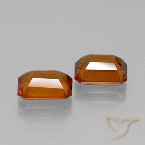 Shop natural 3.14ct ディープオレンジ ヘソナイトガーネット gems, 八角形 / エメラルドカット, from マダガスカル at GemSelect. In stock, global shipping!