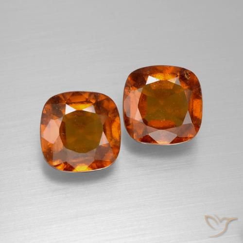 Shop natural 4.95ct ミディアムオレンジ ヘソナイトガーネット gems, クッション, from マダガスカル at GemSelect. In stock, global shipping!