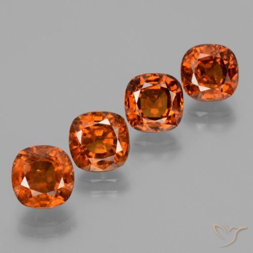 Shop natural 7.49ct ミディアムオレンジ ヘソナイトガーネット gems, クッション, from スリランカ at GemSelect. In stock, global shipping!