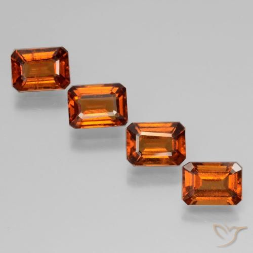 Shop natural 4.36ct ミディアムオレンジ ヘソナイトガーネット gems, 八角形 / エメラルドカット, from スリランカ at GemSelect. In stock, global shipping!