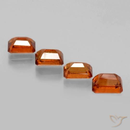 Shop natural 5.56ct ディープオレンジ ヘソナイトガーネット gems, 八角形 / エメラルドカット, from スリランカ at GemSelect. In stock, global shipping!