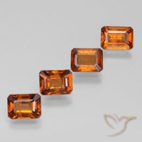 Shop natural 4.24ct ディープオレンジ ヘソナイトガーネット gems, 八角形 / エメラルドカット, from スリランカ at GemSelect. In stock, global shipping!