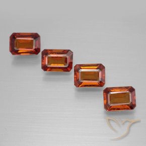 Shop natural 3.84ct ミディアムオレンジ ヘソナイトガーネット gems, 八角形 / エメラルドカット, from スリランカ at GemSelect. In stock, global shipping!
