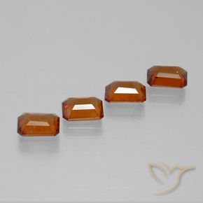 Shop natural 3.84ct ミディアムオレンジ ヘソナイトガーネット gems, 八角形 / エメラルドカット, from スリランカ at GemSelect. In stock, global shipping!