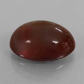 8.64カラットの天然オレンジヘソナイトガーネット（13.9×10.1 mm・オーバルカット）