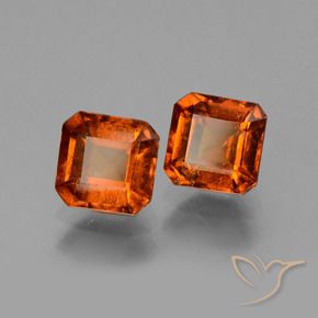 Shop natural 2.77ct ダークオレンジ ヘソナイトガーネット gems, 八角形 / エメラルドカット, from マダガスカル at GemSelect. In stock, global shipping!