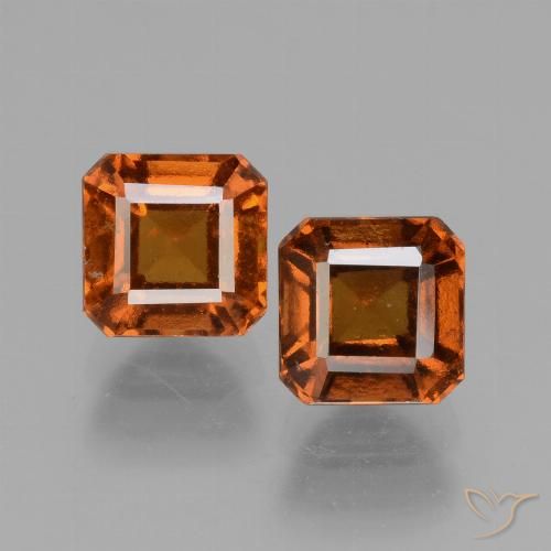Shop natural 3.44ct ダークオレンジ ヘソナイトガーネット gems, 八角形 / エメラルドカット, from マダガスカル at GemSelect. In stock, global shipping!