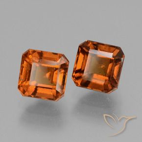 Shop natural 3.44ct ダークオレンジ ヘソナイトガーネット gems, 八角形 / エメラルドカット, from マダガスカル at GemSelect. In stock, global shipping!
