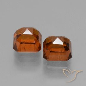 Shop natural 3.44ct ダークオレンジ ヘソナイトガーネット gems, 八角形 / エメラルドカット, from マダガスカル at GemSelect. In stock, global shipping!