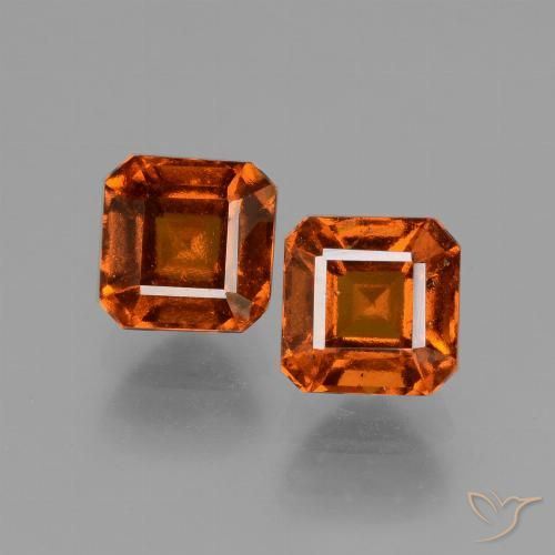 Shop natural 2.94ct アンバーオレンジ ヘソナイトガーネット gems, 八角形 / エメラルドカット, from マダガスカル at GemSelect. In stock, global shipping!