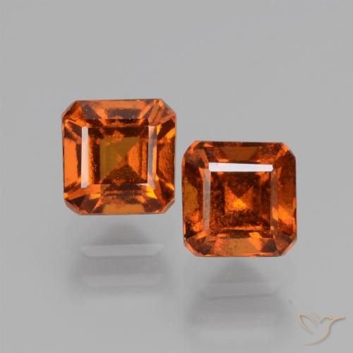 Shop natural 2.42ct ダークオレンジ ヘソナイトガーネット gems, 八角形 / エメラルドカット, from マダガスカル at GemSelect. In stock, global shipping!