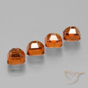 Shop natural 3.59ct ファイアオレンジ ヘソナイトガーネット gems, 八角形 / エメラルドカット, from マダガスカル at GemSelect. In stock, global shipping!