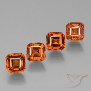 Shop natural 3.69ct ディープオレンジ ヘソナイトガーネット gems, 八角形 / エメラルドカット, from マダガスカル at GemSelect. In stock, global shipping!
