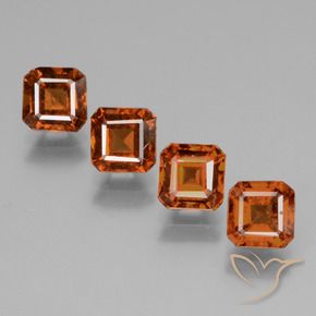Shop natural 3.09ct ダークオレンジ ヘソナイトガーネット gems, 八角形 / エメラルドカット, from マダガスカル at GemSelect. In stock, global shipping!