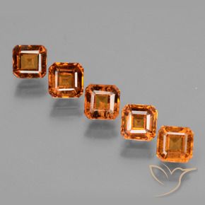 Shop natural 4.34ct ディープオレンジ ヘソナイトガーネット gems, 八角形 / エメラルドカット, from マダガスカル at GemSelect. In stock, global shipping!
