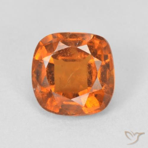 1.83ct 天然 ディープオレンジ ヘソナイトガーネット, クッション, VS-SI