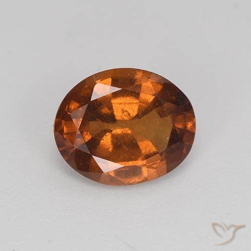 2.21ct 天然 ジンジャーブレッドブラウン ヘソナイトガーネット, 楕円形, VS-SI