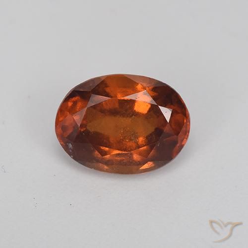 1.92ct 天然 ジンジャーブレッドブラウン ヘソナイトガーネット, 楕円形, VS-SI