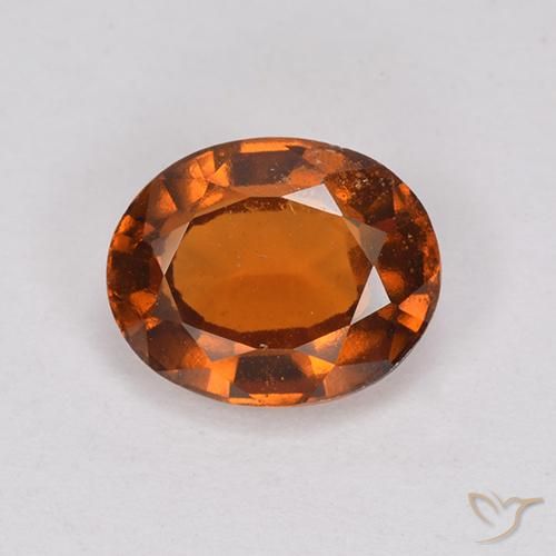 1.94ct 天然 ディープオレンジ ヘソナイトガーネット, 楕円形, VS-SI