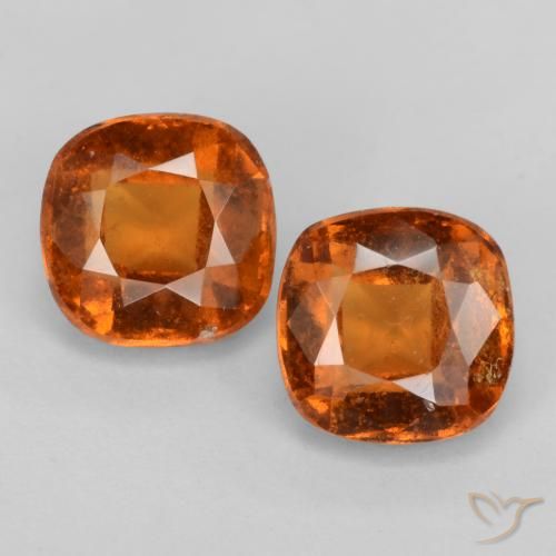 Shop natural 2.91ct ミディアムオレンジ ヘソナイトガーネット gems, クッション, from マダガスカル at GemSelect. In stock, global shipping!