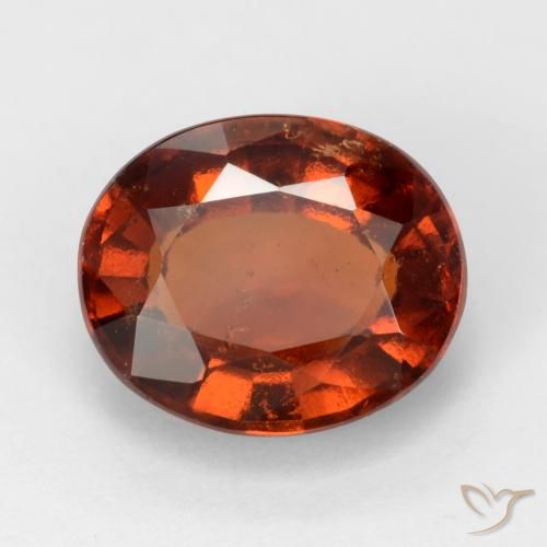 2.68ct 天然 ディープオレンジ ヘソナイトガーネット, 楕円形, VS-SI