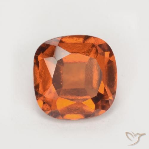 1.78ct 天然 ミディアムオレンジ ヘソナイトガーネット, クッション, VS