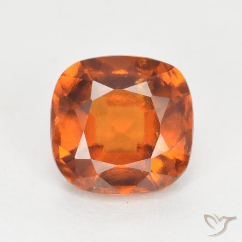 2.00ct 天然 ディープオレンジ ヘソナイトガーネット, クッション, VS-SI