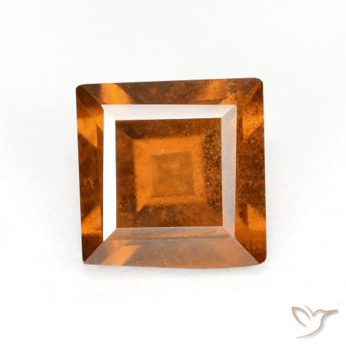 1.82ct 天然 ディープオレンジ ヘソナイトガーネット, 四角形, VS