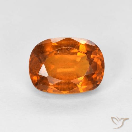 2.03ct 天然 ディープオレンジ ヘソナイトガーネット, クッション, VS