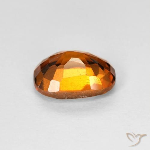 1.73カラットの天然Medium Dark-Orangeヘソナイトガーネット、クッション、VS-SI