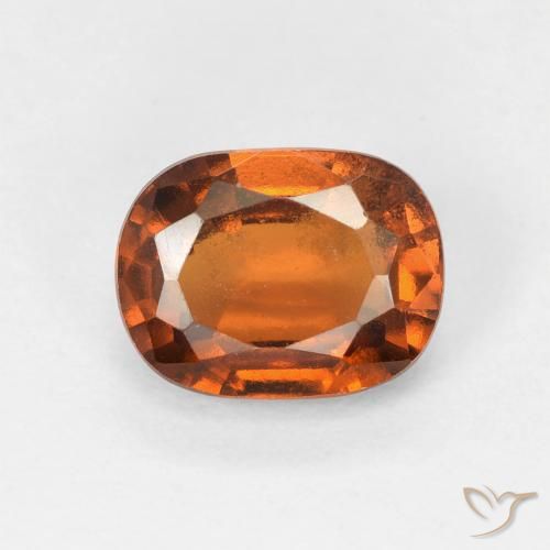 1.69ct 天然 アーシーオレンジ ヘソナイトガーネット, クッション, VVS-VS