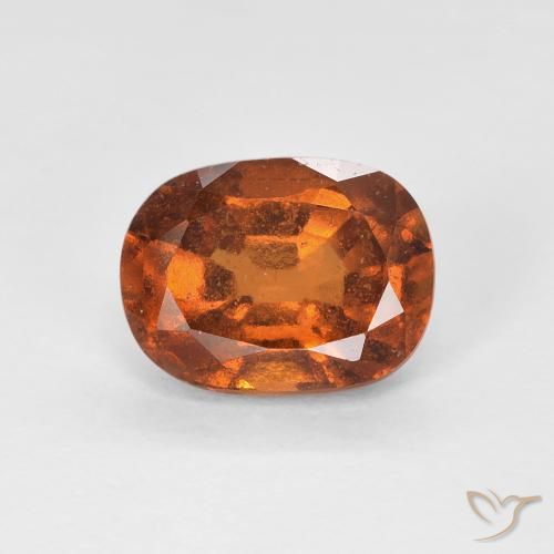 1.79ct 天然 赤みがかったオレンジ ヘソナイトガーネット, クッション, VS