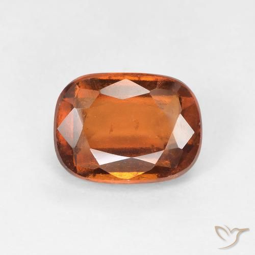 1.92ct 天然 ディープオレンジ ヘソナイトガーネット, クッション, VS-SI