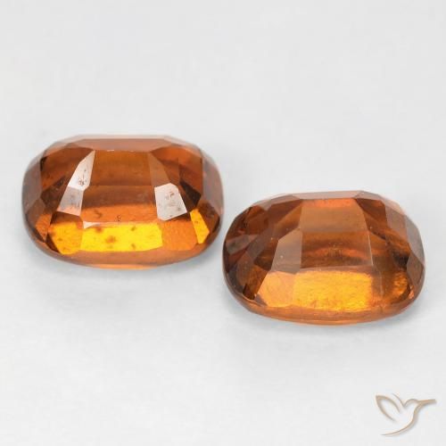 Shop natural 4.46ct ディープオレンジ ヘソナイトガーネット gems, クッション, from マダガスカル at GemSelect. In stock, global shipping!